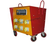 10KVA 110V MOBILE SITE TRANSFORMER WITH H/DUTY SWIVEL WHEELS